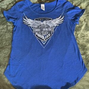Harley-Davidson Blue Graphic Tee